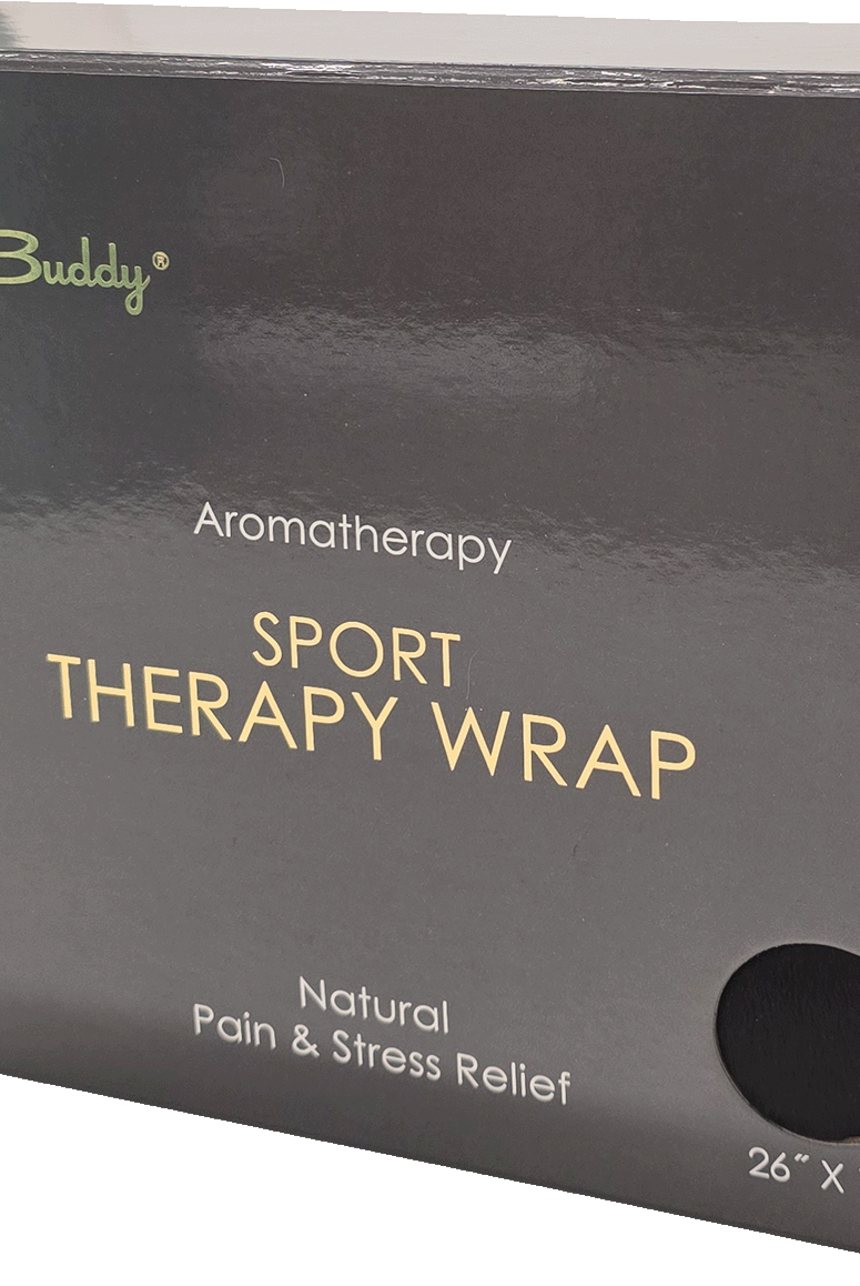 Warm Buddy Sport Therapy Wrap: Extra-Large Hot/Cold Pain Relief - showing sturdy giftable box