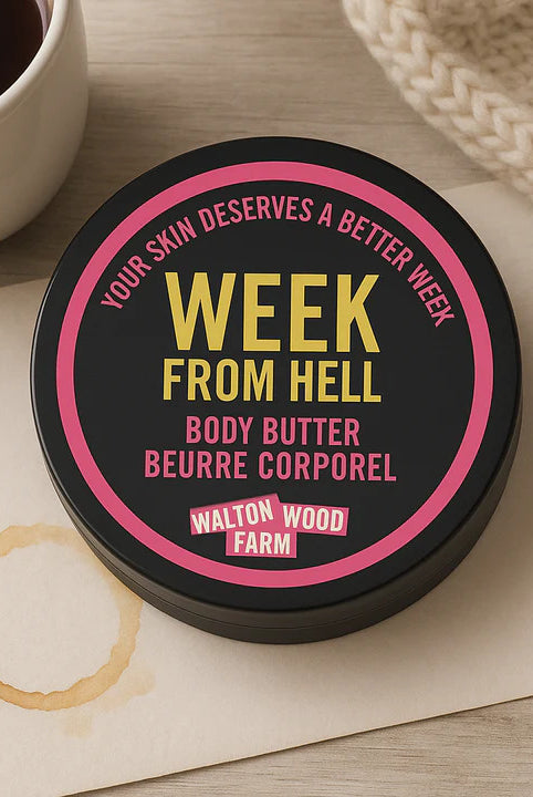 Walton Wood Farm Week From Hell Body Butter 8oz grapefruit brown sugar scent — Cloud Nine Pajamas Edmonton