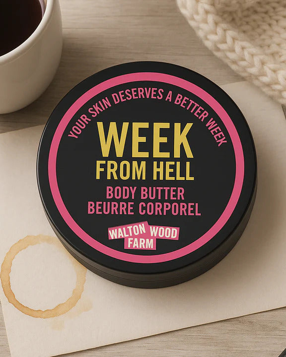 Walton Wood Farm Week From Hell Body Butter 8oz grapefruit brown sugar scent — Cloud Nine Pajamas Edmonton