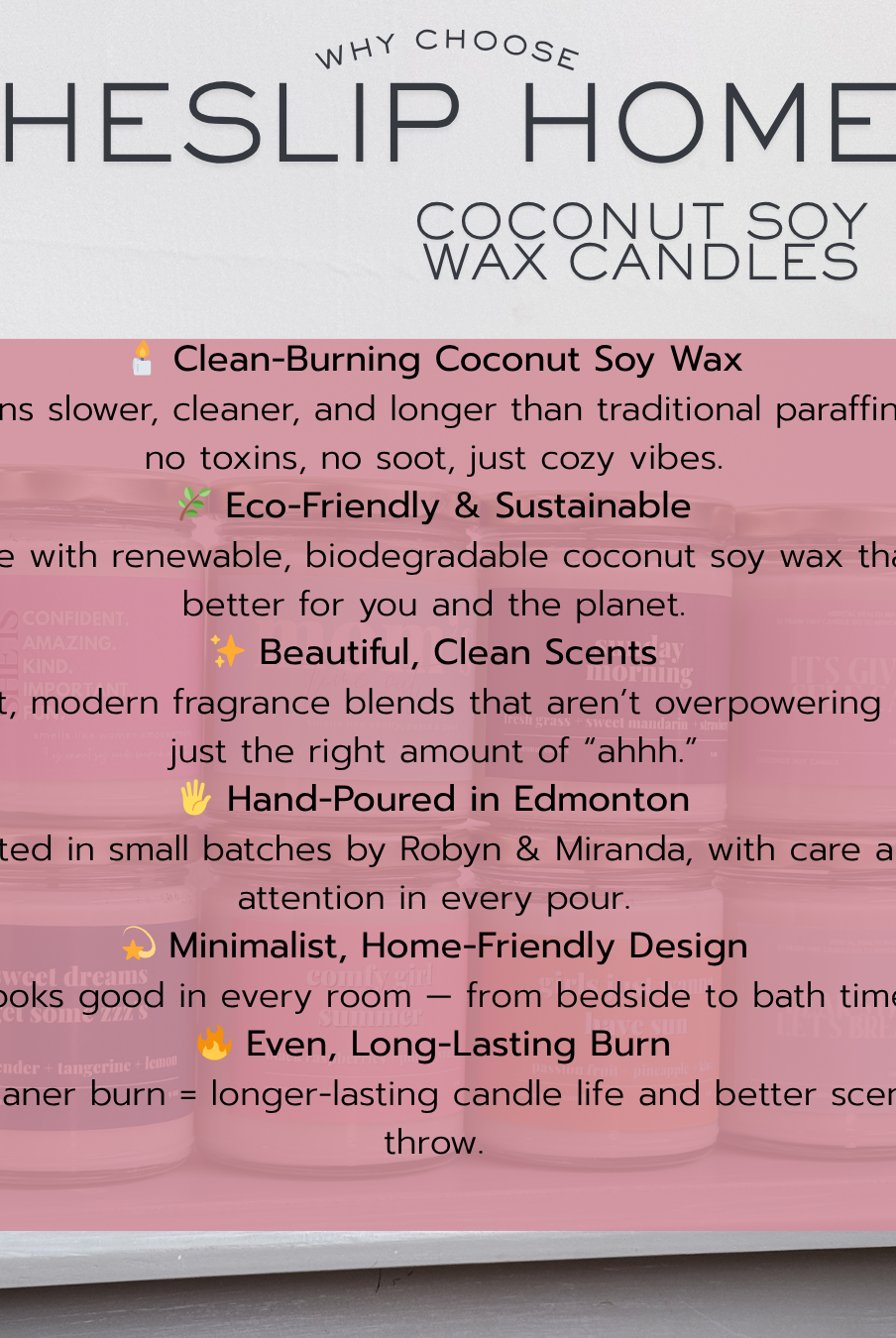 heslip home coconut soy wax candles