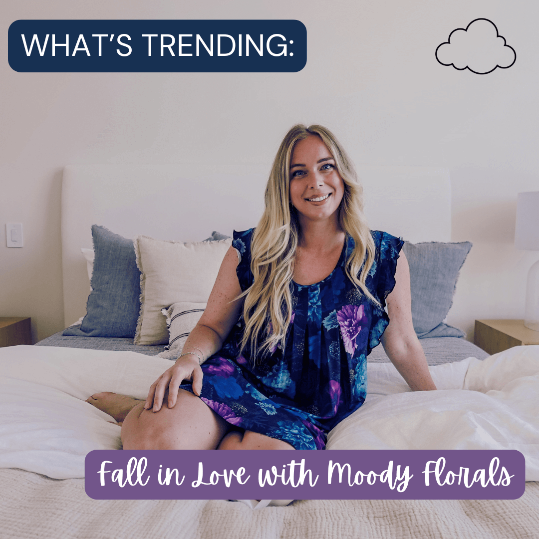 Fall in Love with Moody Florals: Luxury Loungewear in Rich, Royal Tones - Cloud Nine Pajamas