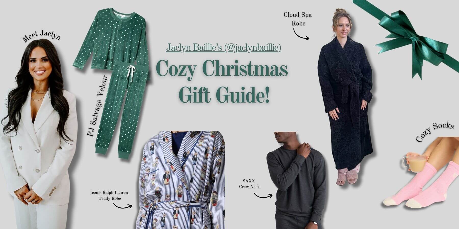 Jaclyn Baillie's Cozy Christmas Gift Guide! - Cloud Nine Pajamas