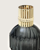 Maison Berger Cannelo Fragrance Lamp Grey top view faceted glass — Cloud Nine Pajamas