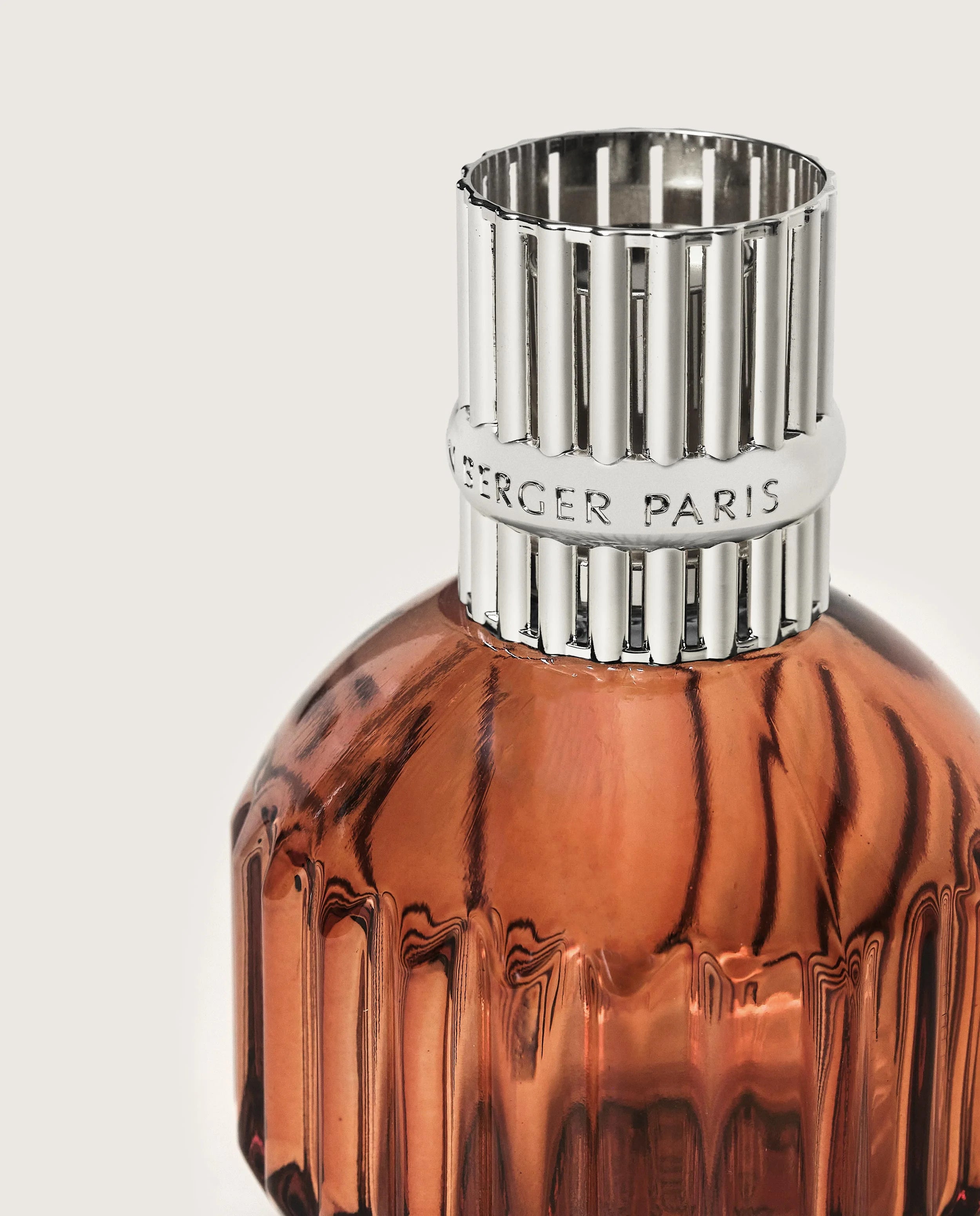 Maison Berger Cannelo Fragrance Lamp Paprika top view faceted glass — Cloud Nine Pajamas