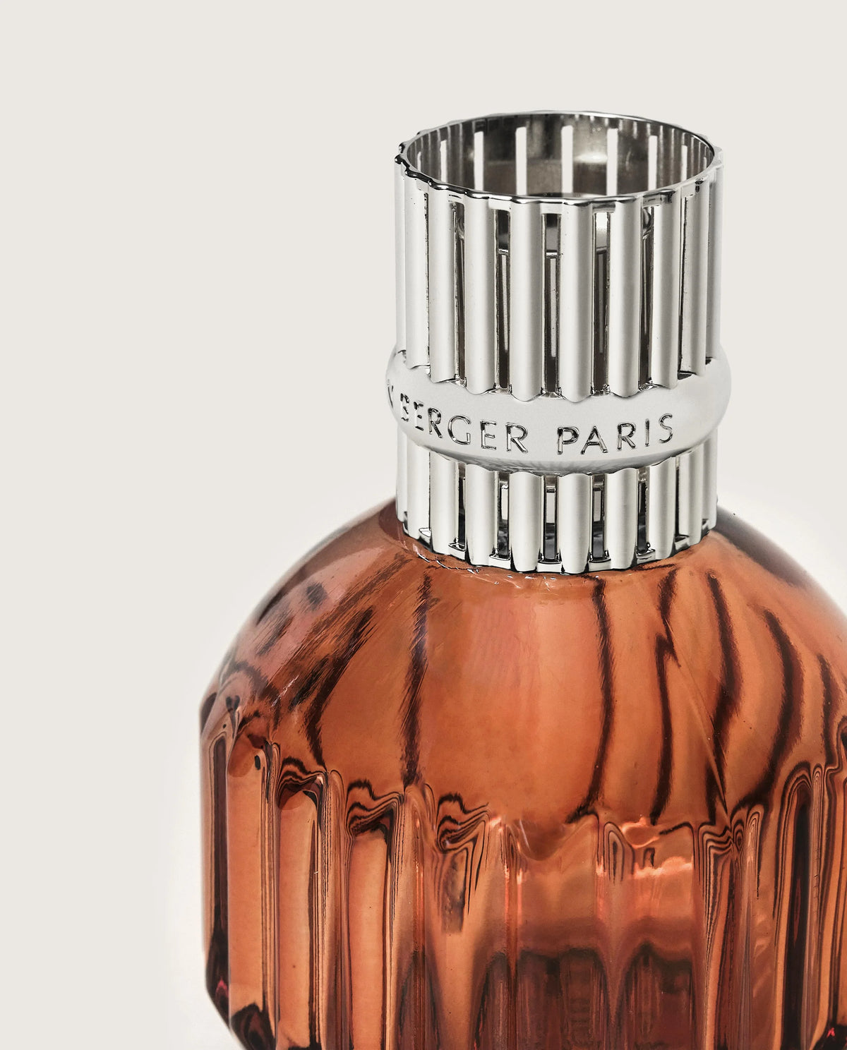 Maison Berger Cannelo Fragrance Lamp Paprika top view faceted glass — Cloud Nine Pajamas