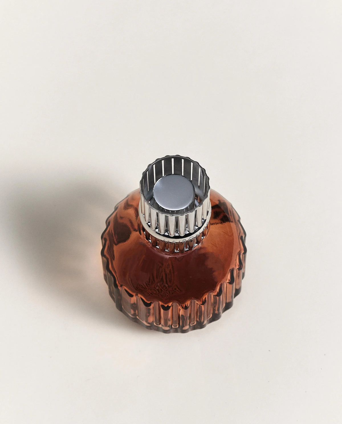 Maison Berger Cannelo Fragrance Lamp Paprika angle view amber orange — Cloud Nine Pajamas