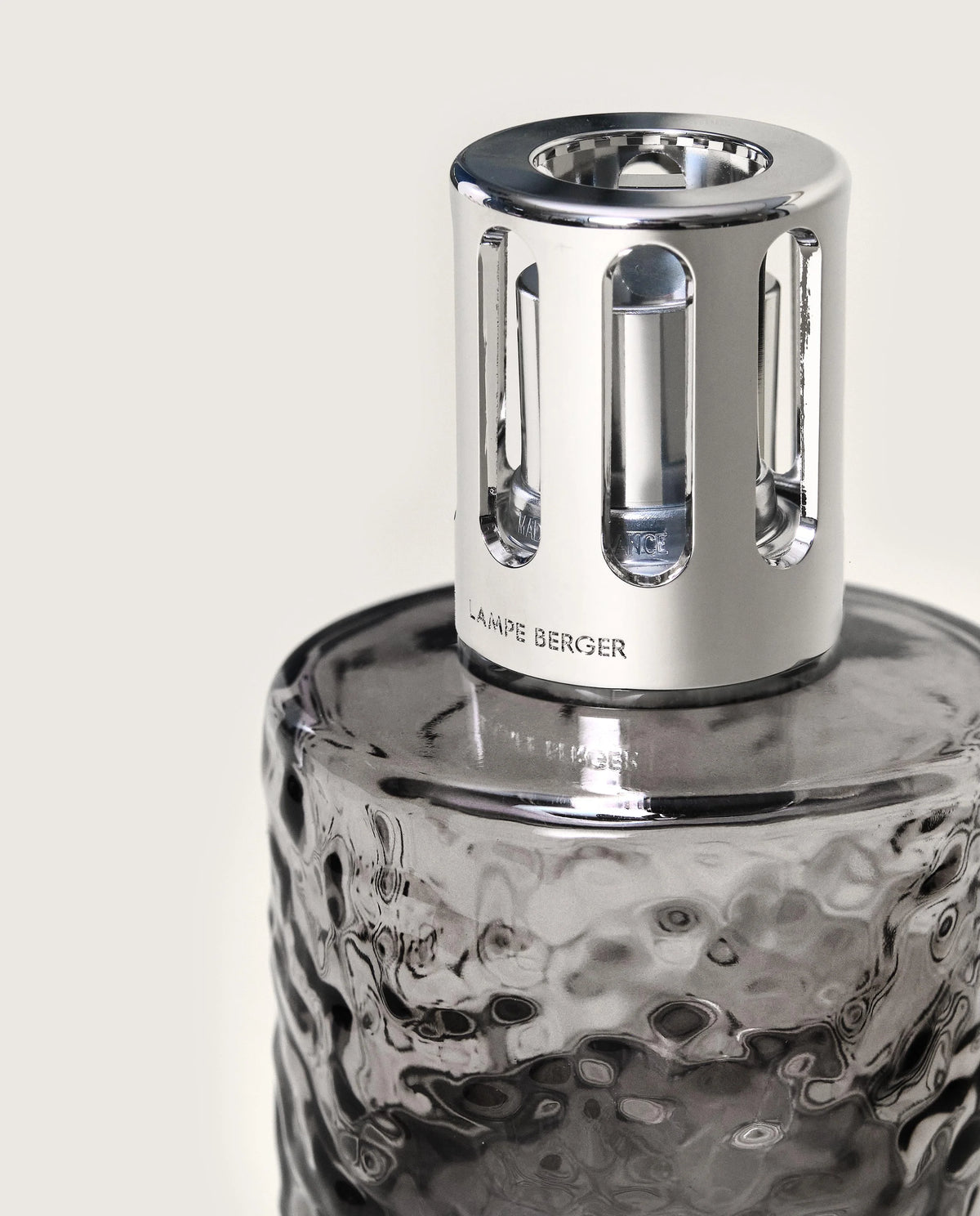 Maison Berger Mirage Black Fragrance Lamp top view matte black silhouette — Cloud Nine Pajamas
