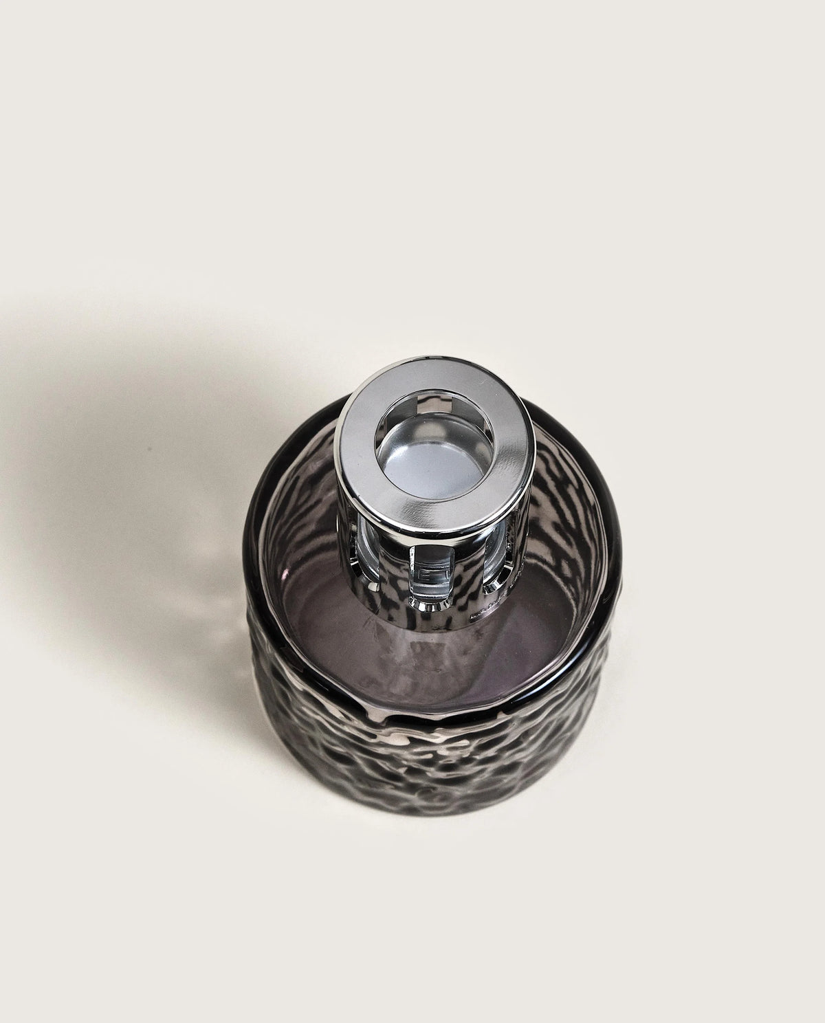 Maison Berger Mirage Black Fragrance Lamp top view matte black silhouette — Cloud Nine Pajamas
