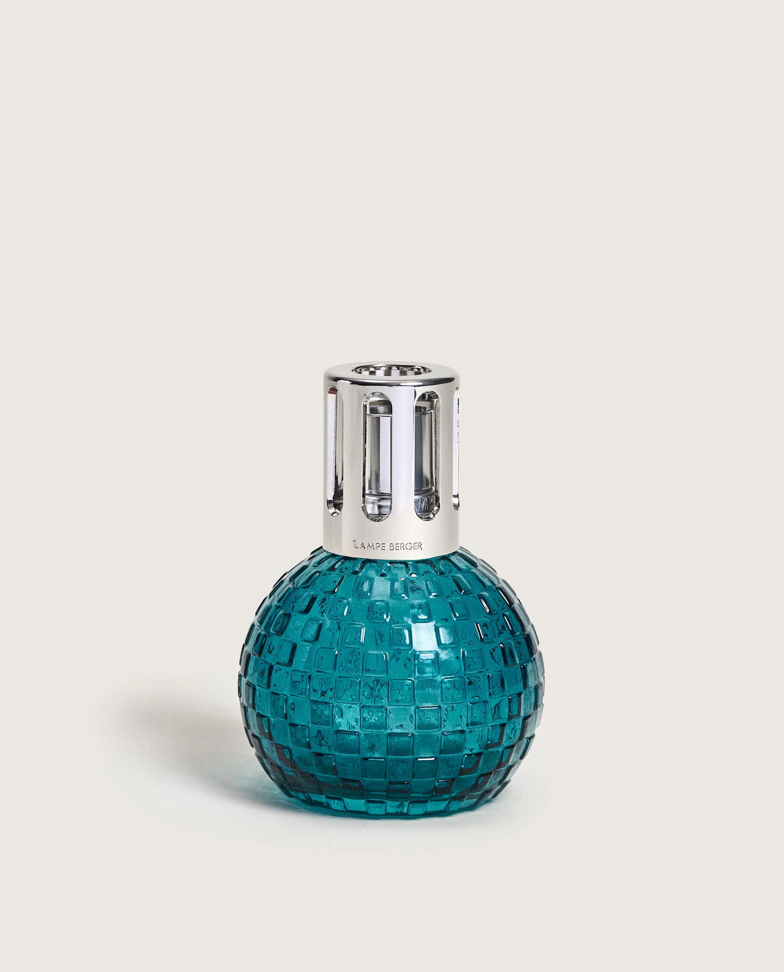 Maison Berger Paris Disco Fragrance Lamp Gift Set in teal color, featuring a stylish disco ball design.