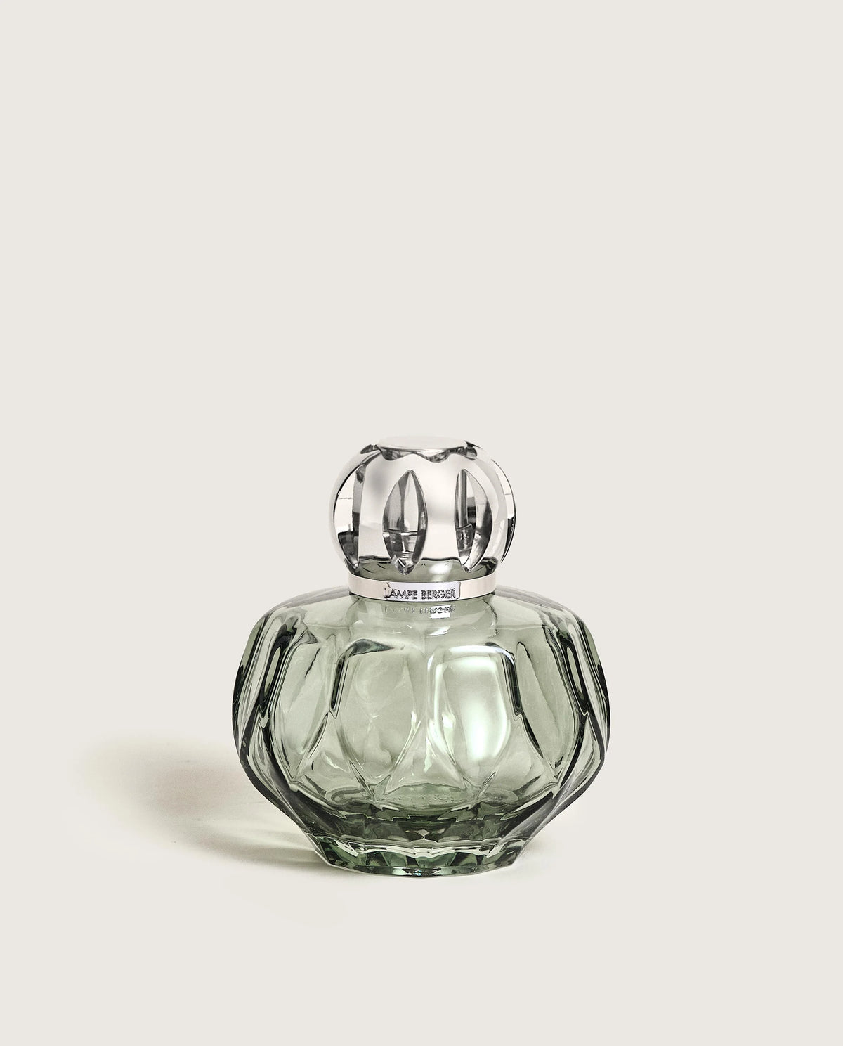 Maison Berger Paris Rosalie Fragrance Lamp Green product shot front — Cloud Nine Pajamas Edmonton