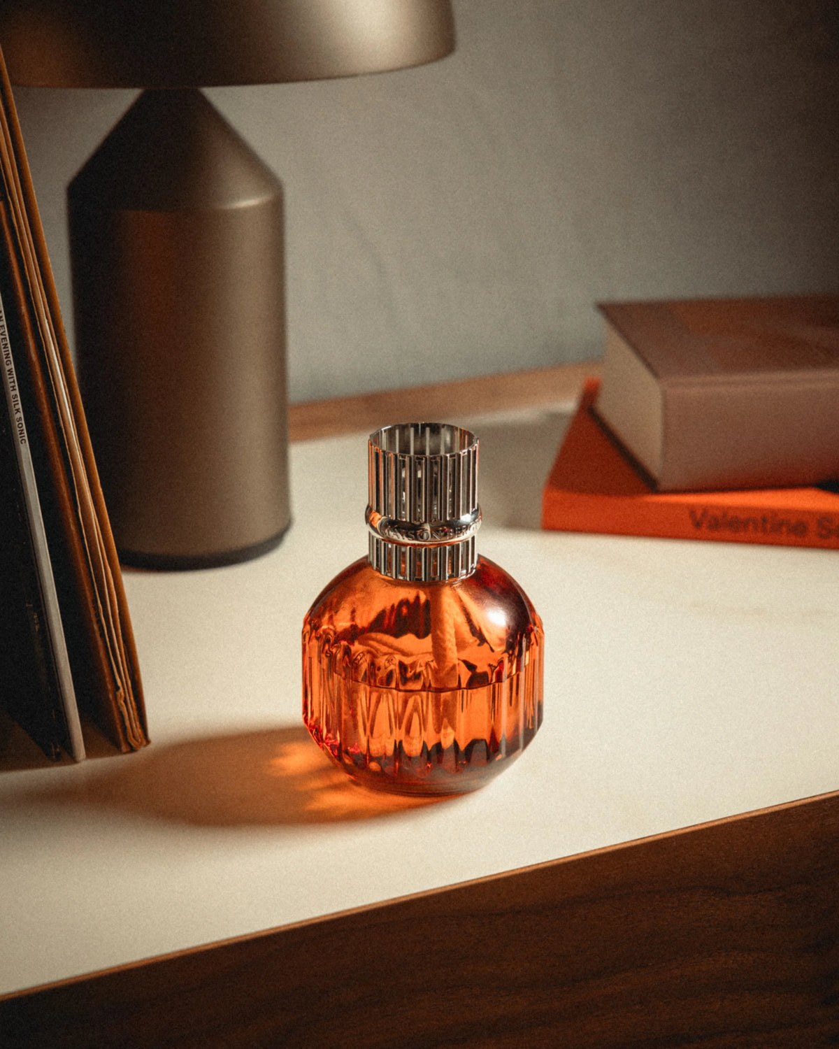 Maison Berger Cannelo Fragrance Lamp Paprika lifestyle styled — Cloud Nine Pajamas Edmonton