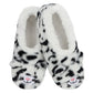 The Zoo Crew Fur Animals Slipper Socks Snoozies Snow Leopard