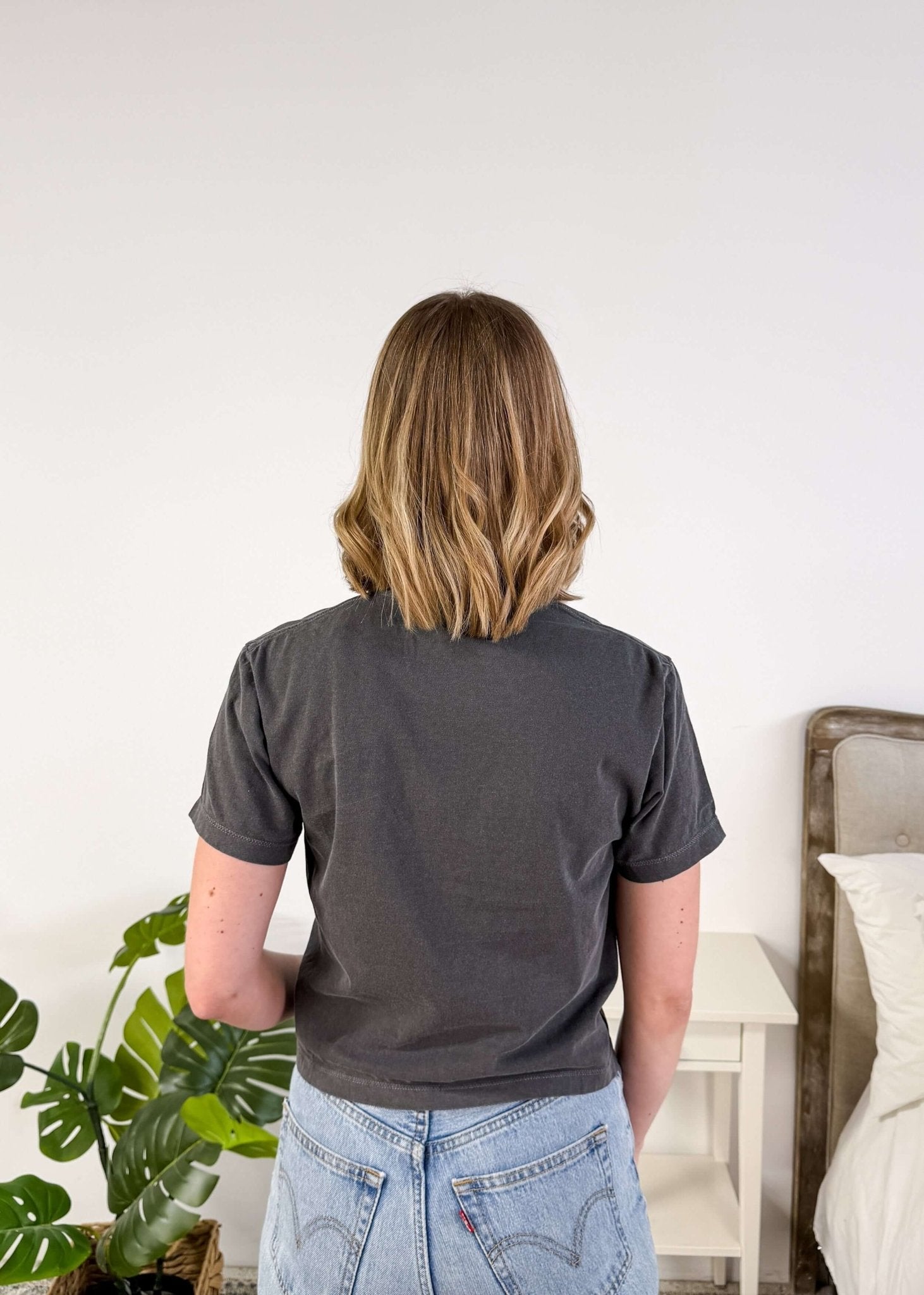 90s Country Crew Fit Cropped Graphic Tee