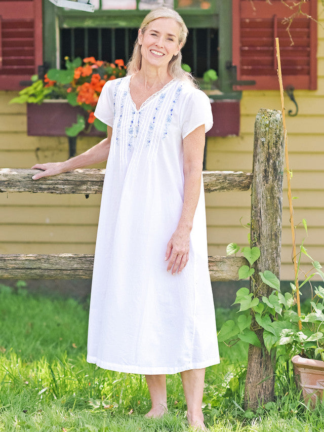April Cornell Cottage Scatter Cotton Nightgown
