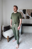 Jogger Pant - Unisex Bamboo | Olive Forest