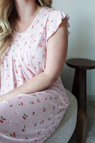 Flutter Dress Nightgown - Bamboo | Pink Cherries
