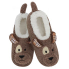 Barnyard Babes Sherpa Animal Slippers Snoozies Puppy Dog