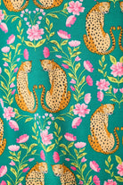 PJ Salvage Cheetah Bonita Dreams Teal Blue colour swatch — Cloud Nine Pajamas