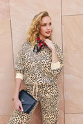 Lounge Set C'est La Vie Leopard Fleece