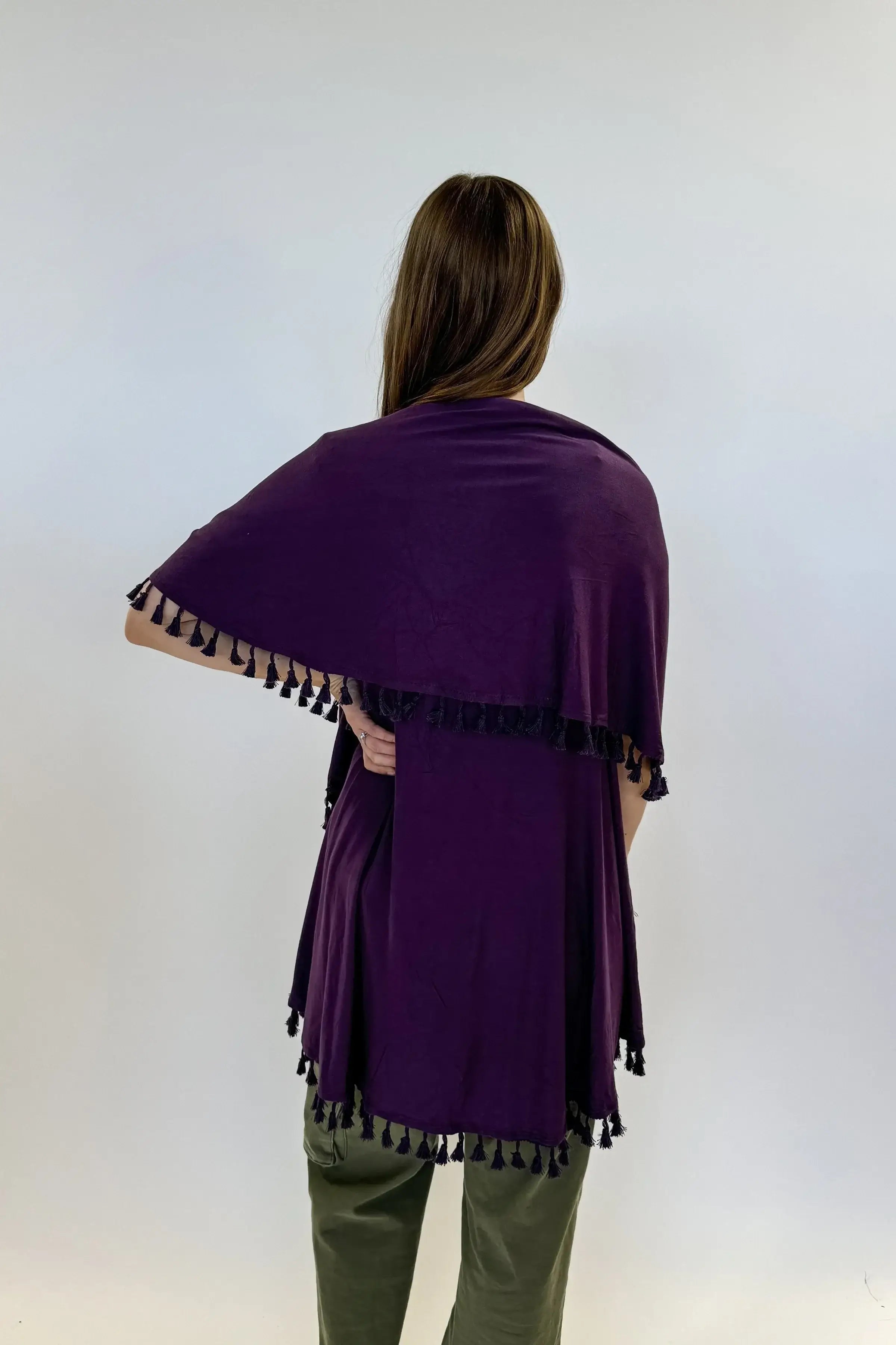 Cardi Vest Lightweight with tassels