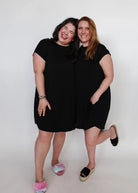 Dress Pleated with Pockets - Bamboo | Black Beauty