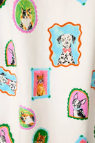 PJ Salvage Picture Purrfect Multi flannel swatch — Cloud Nine Pajamas