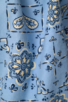 PJ Salvage Classic Paisley Soft Chambray flannel fabric swatch — Cloud Nine Pajamas