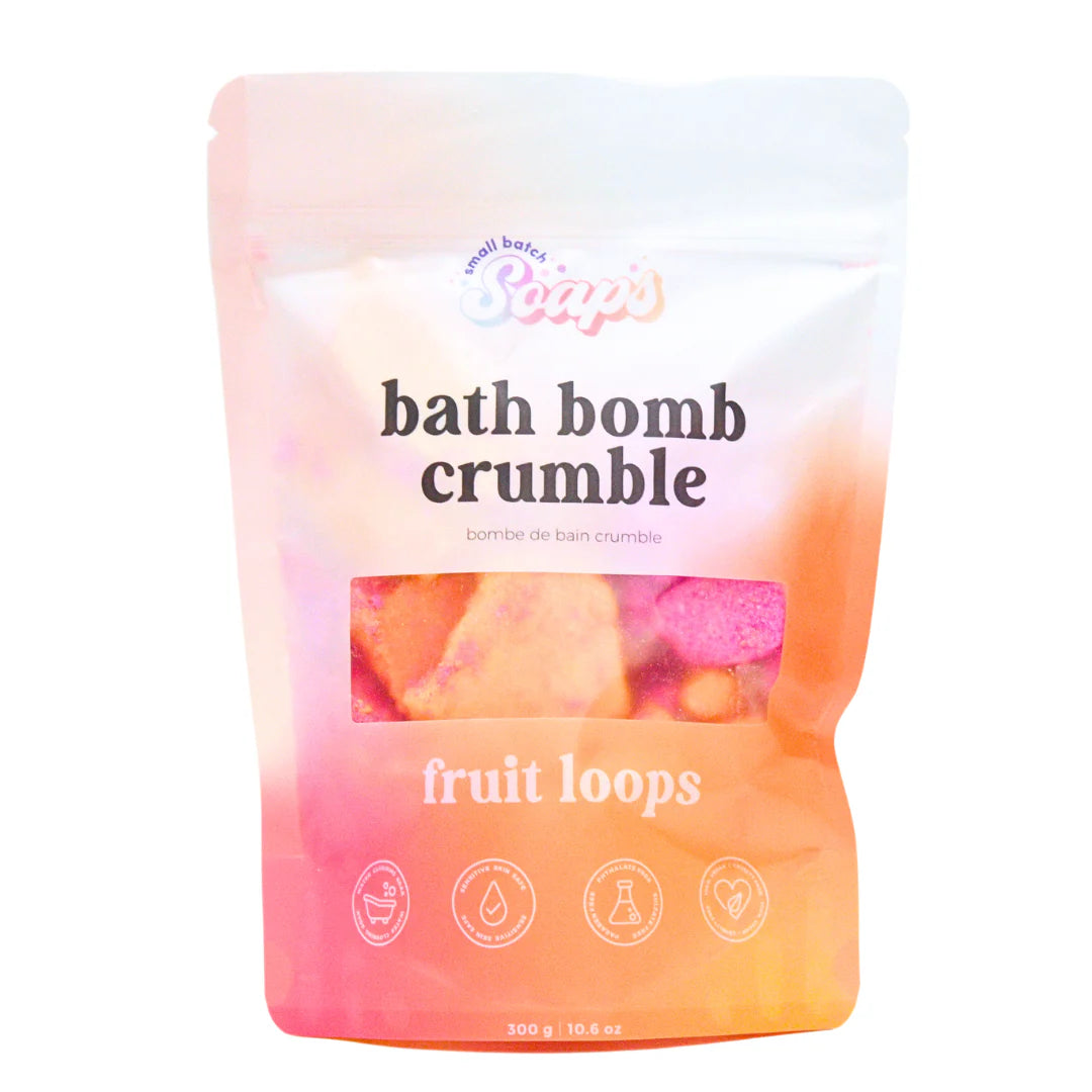 Fruit Loops Bath Bomb Crumble | Regular Small Batch Soaps