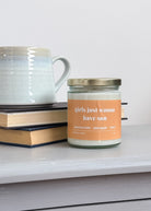 tropical scent coconut soy wax candle 