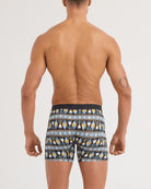 SAXX Vibe Xtra Soft Boxer Brief Golf Sweater back view on model — Cloud Nine Pajamas Edmonton