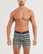 SAXX Vibe Xtra Soft Boxer Brief Golf Sweater front view on model — Cloud Nine Pajamas Edmonton