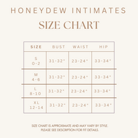 honeydew intimates size chart size guide