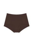 HUHA Mineral Brief Brown TENCEL Modal front view — Cloud Nine Pajamas Edmonton