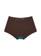 HUHA Mineral Brief Brown TENCEL Modal inside back view — Cloud Nine Pajamas Edmonton