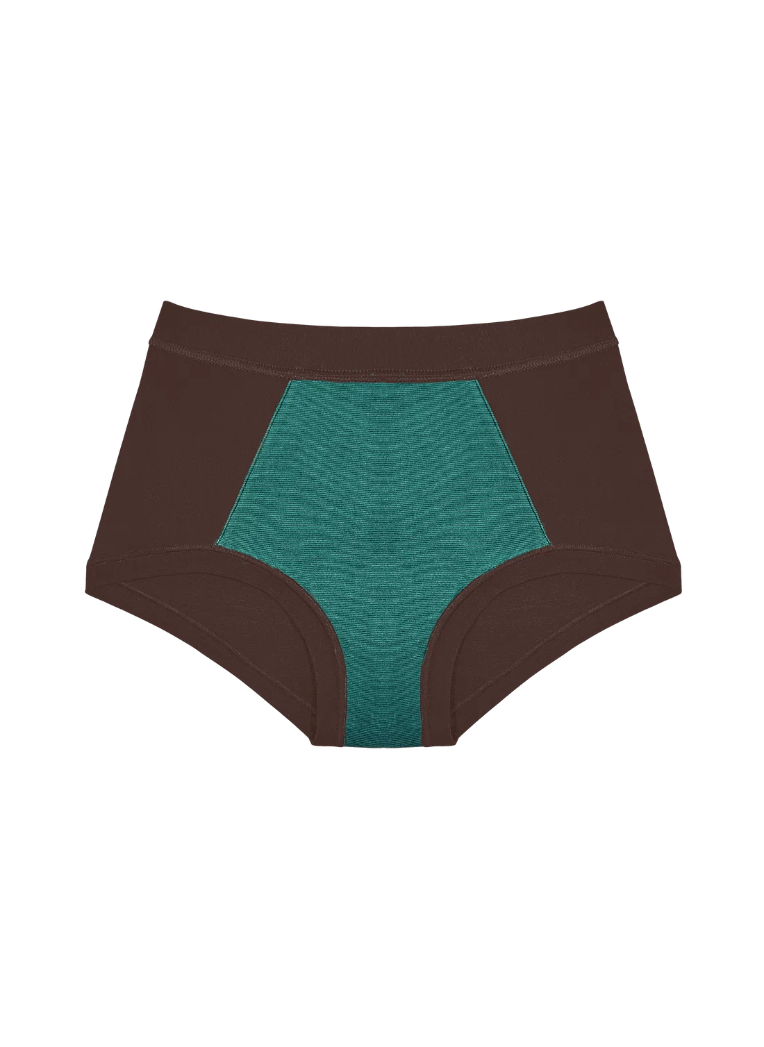HUHA Mineral Brief Brown TENCEL Modal inside front view — Cloud Nine Pajamas Edmonton