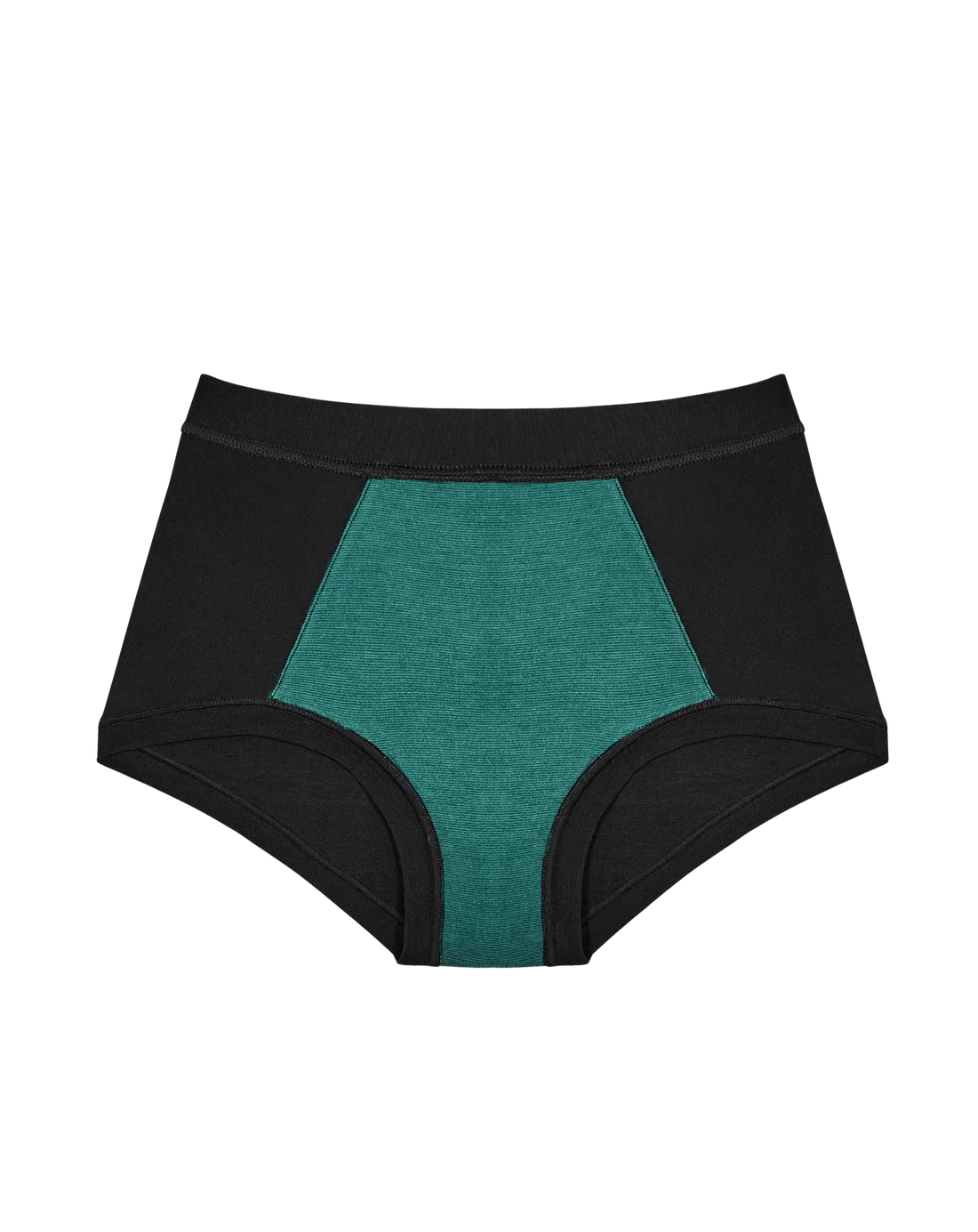 HUHA Mineral Brief Black TENCEL Modal inside front view — Cloud Nine Pajamas Edmonton