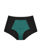 HUHA Mineral Brief Black TENCEL Modal inside front view — Cloud Nine Pajamas Edmonton
