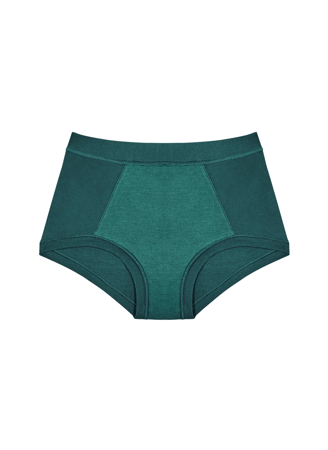 HUHA Mineral Brief Green TENCEL Modal front inside view — Cloud Nine Pajamas Edmonton