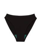 HUHA Mineral High Rise Bikini Black flat lay product shot Front View — Cloud Nine Pajamas Edmonton