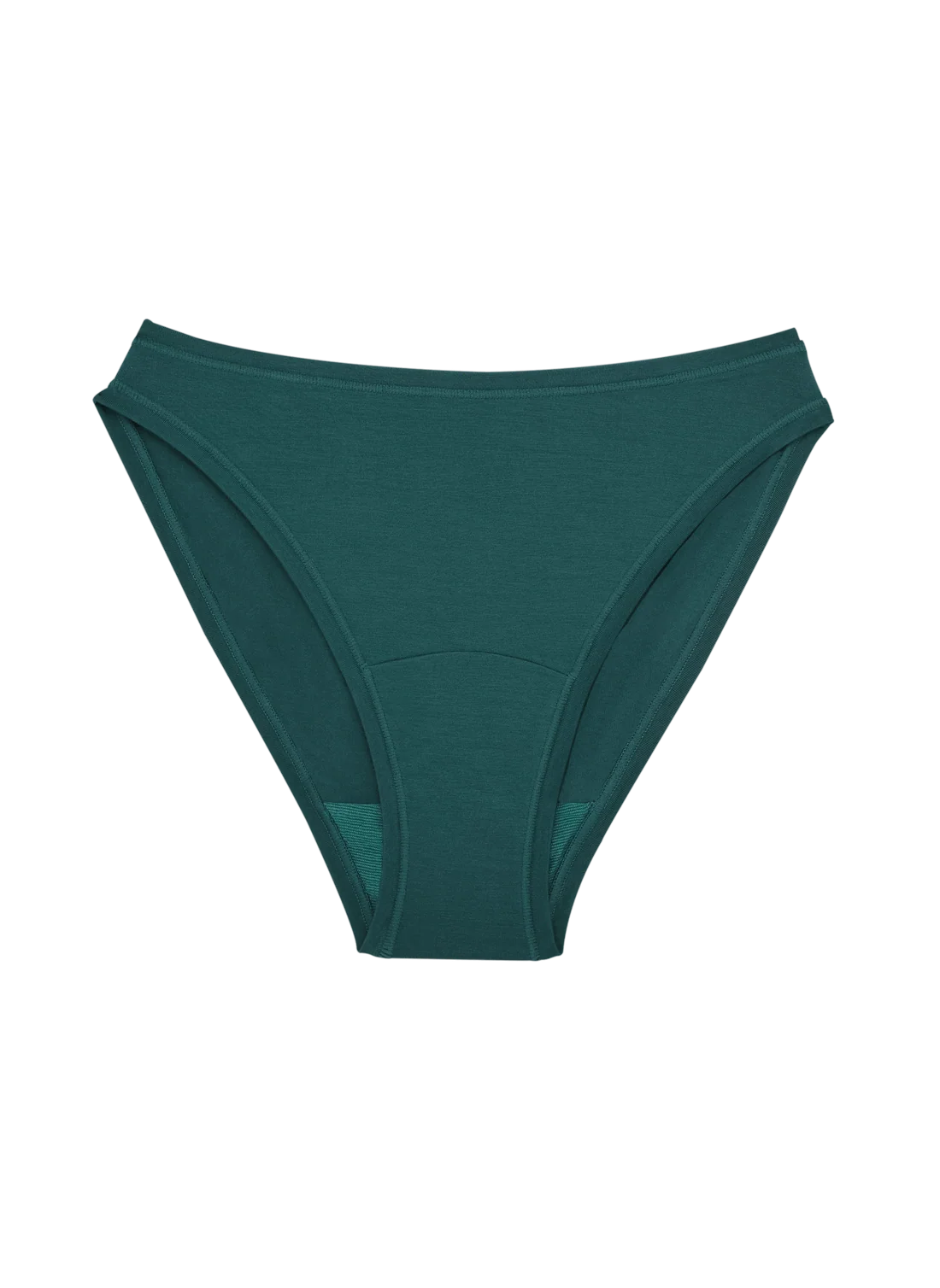 HUHA Mineral High Rise Bikini Green flat lay product shot front view— Cloud Nine Pajamas Edmonton