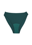 HUHA Mineral High Rise Bikini Green flat lay product shot front view — Cloud Nine Pajamas Edmonton