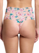 Light Floral BMFP retro lace thong printed pink lace by Hanky Panky