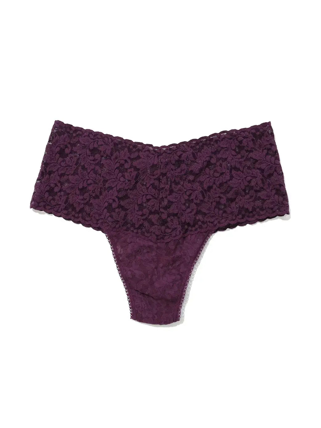 Hanky Panky Retro Thong flat lay – elegant lace underwear