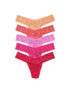 hanky panky lace thong 5 pack for valentines day in matchbox gift package