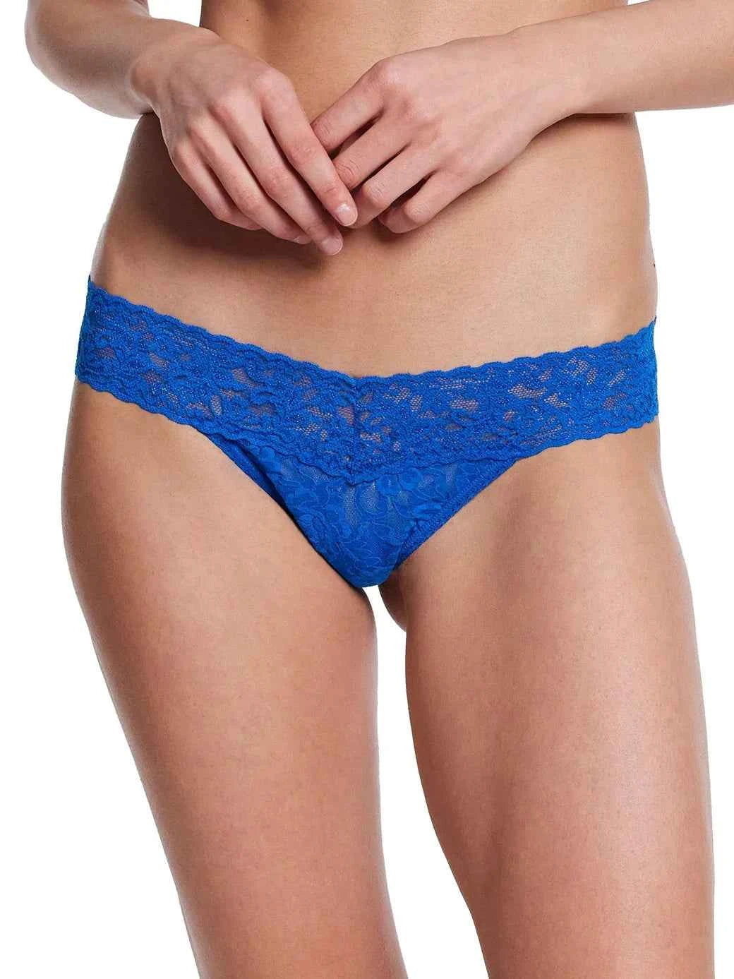 Hanky Panky Women's Signature Stretch Lace Low Rise Thong One Size Fits Most