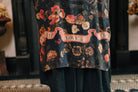 Market of Stars Heart of Gold Opera Duster Victorian banner friendship love truth detail — Cloud Nine Pajamas