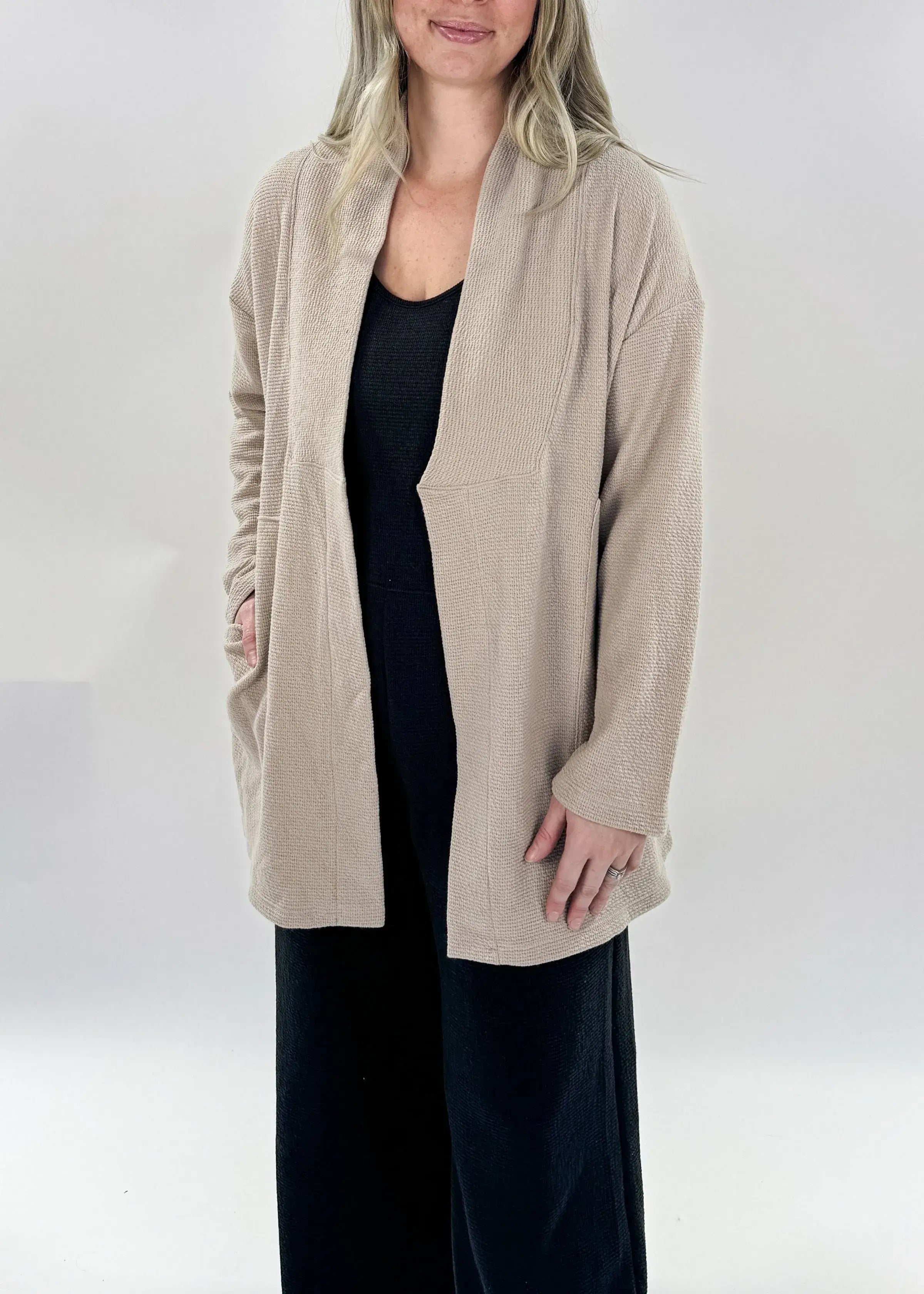 Cardigan Cloud Knit Pockets