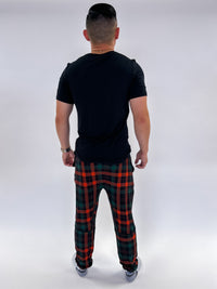 Unisex Jogger Bamboo | Mad For Plaid Black/Red