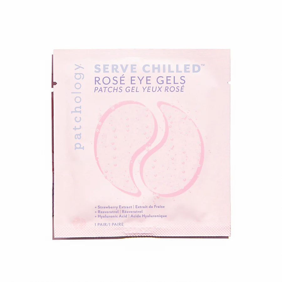 Serve Chilled Rosé Eye Gels | Patchology (Single Pair)