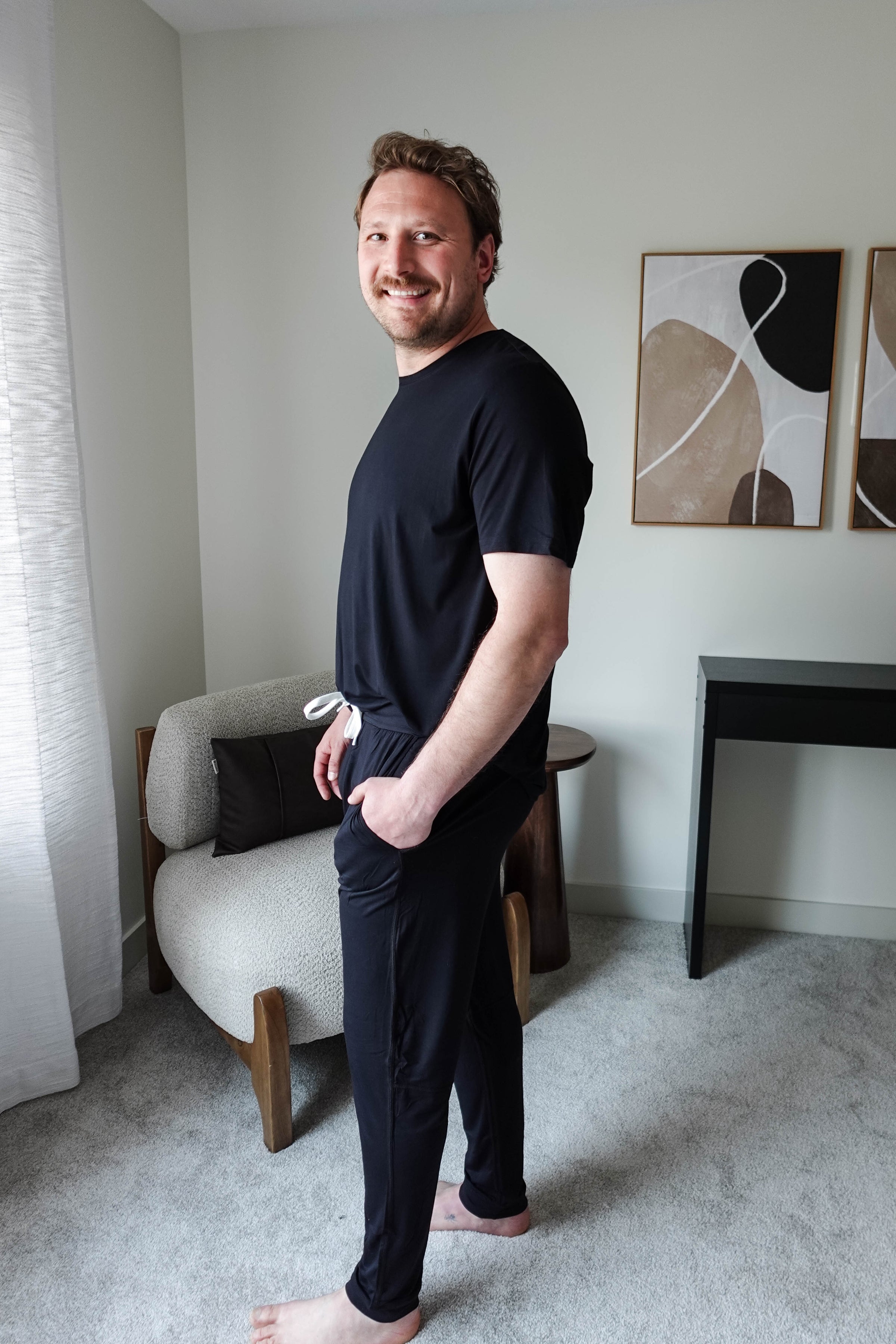 Jogger Pant - Unisex Bamboo | Black